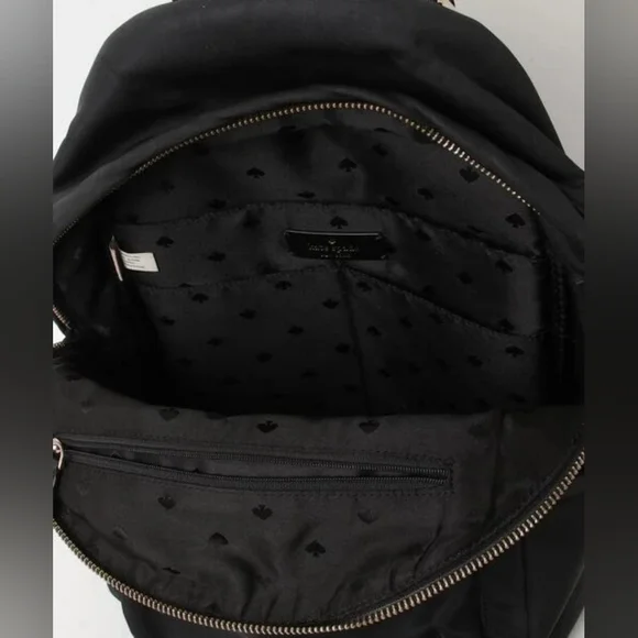Kate Spade Chelsea Nylon Medium Backpack Black - Picture 3 of 11